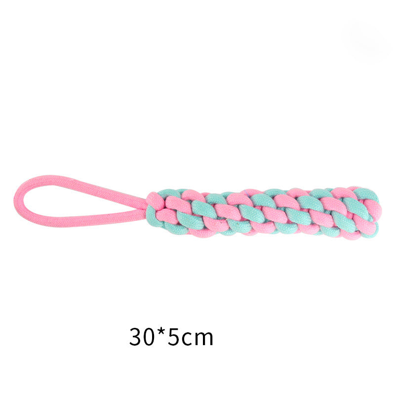 Cotton Knot Rope Dog Chew Toy Set