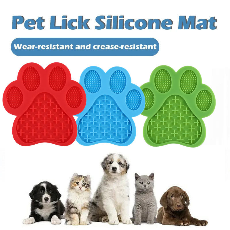 Dog Slow Lick Mat — Bath Time Distraction Pad