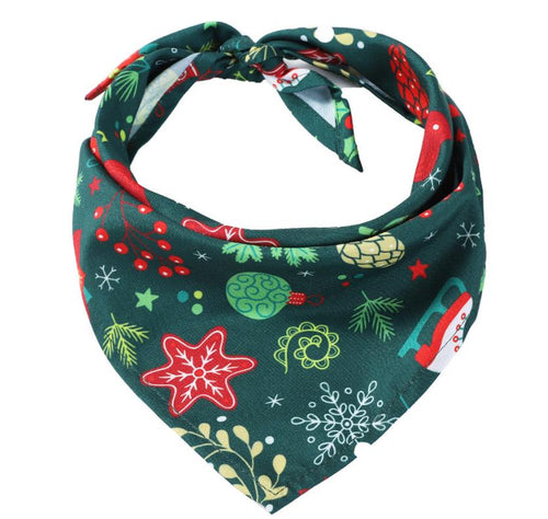Christmas Pet Bandana Saliva Towel (Style B)