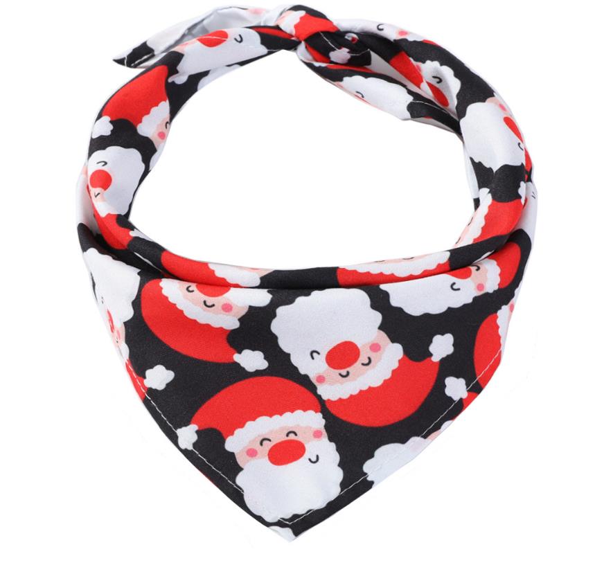 Christmas Pet Bandana Saliva Towel