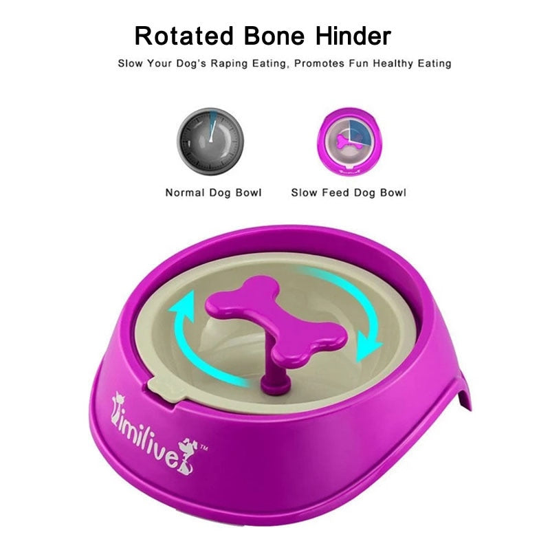 Anti-Choke Slow Feeder Bowl