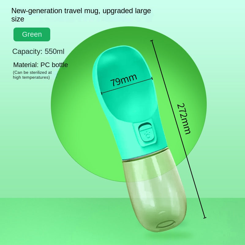 Pet Travel Water Bottle for Dogs & Cats