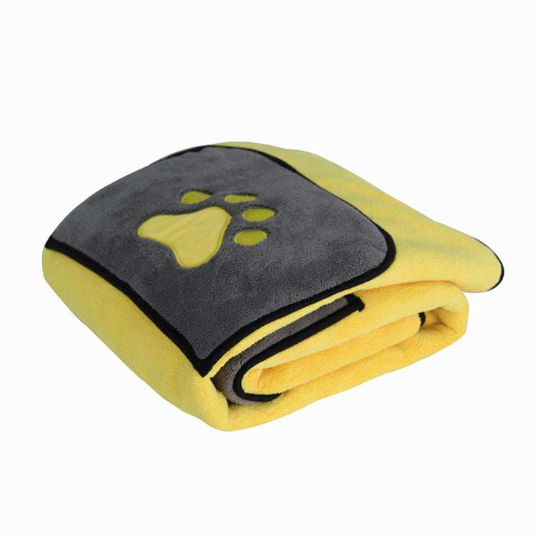 Double-Sided Microfiber Pet Bath Towel