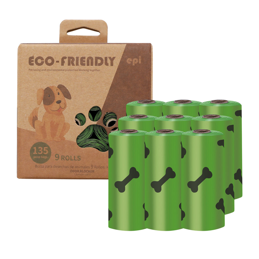 Biodegradable Dog Poop Bags with Dispenser Box