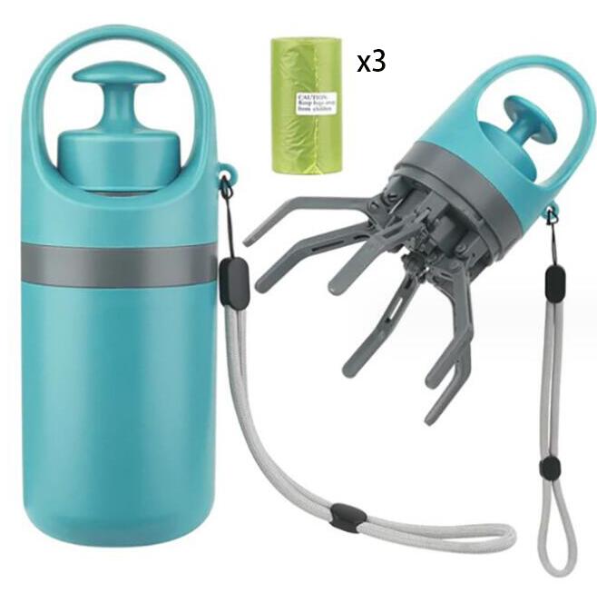 Dog Pooper Scooper with Built-in Bag Dispenser
