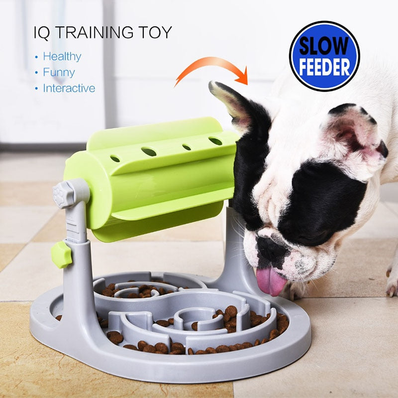 Interactive Slow Feeder Dog & Cat Bowl