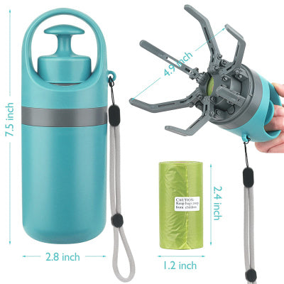 Dog Pooper Scooper with Built-in Bag Dispenser