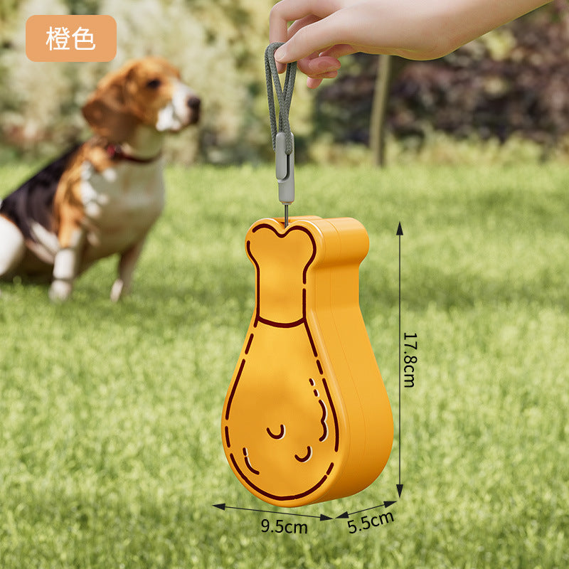 2-Layer Dog Travel Water Bottle & Feeder