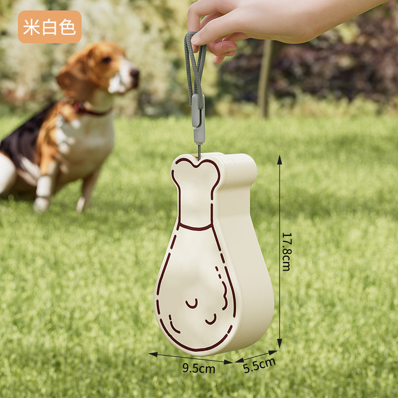 2-Layer Dog Travel Water Bottle & Feeder