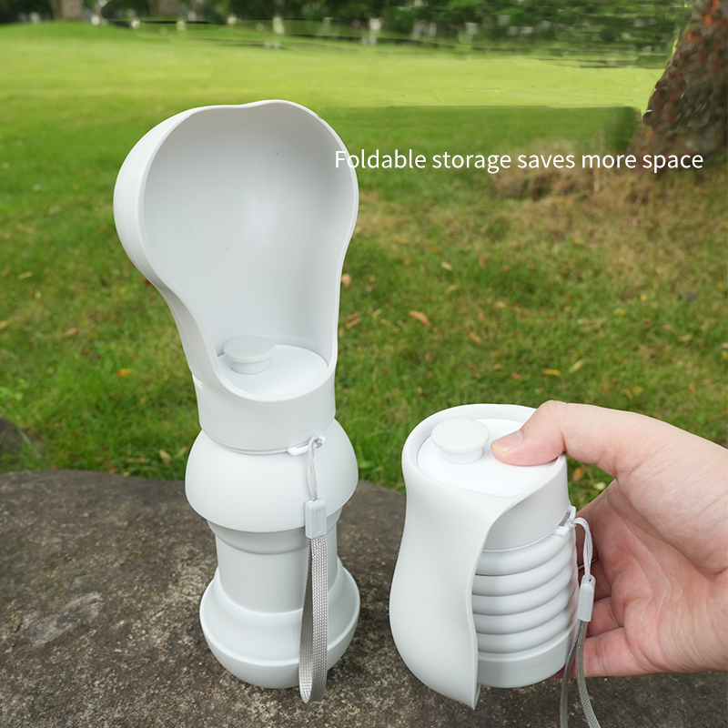 Foldable Silicone Dog Water Bottle (550ml)