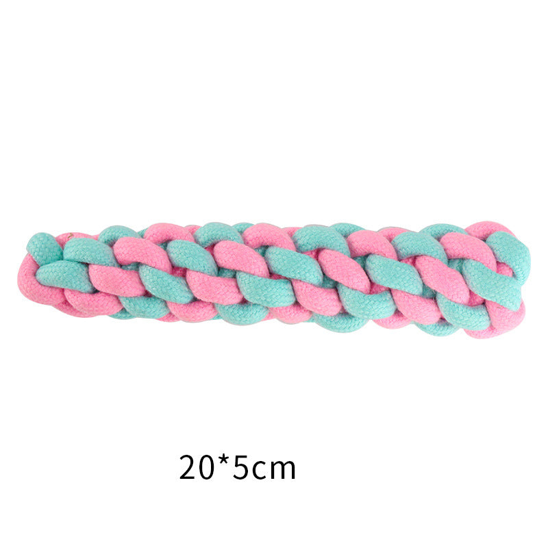 Cotton Knot Rope Dog Chew Toy Set