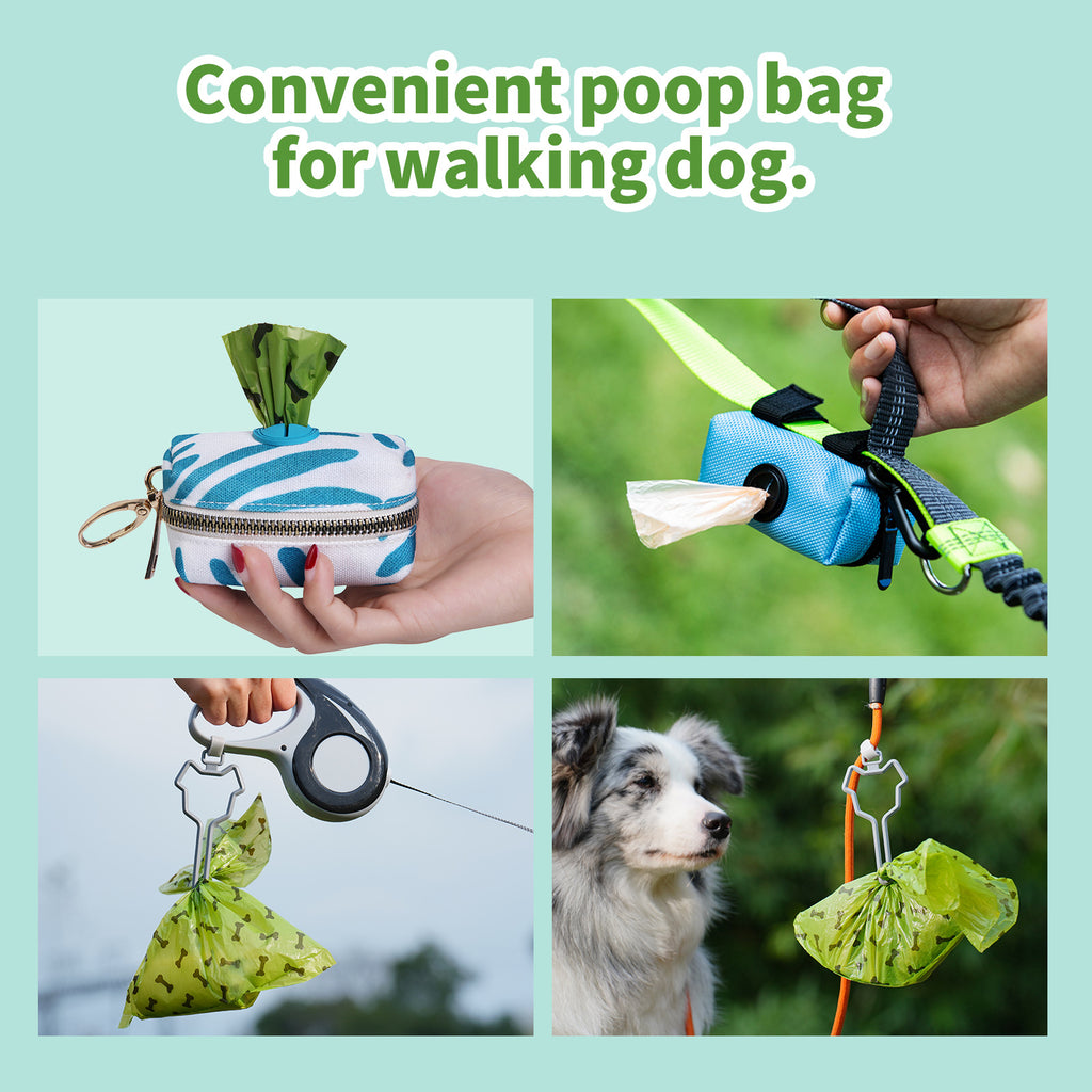 Biodegradable Dog Poop Bags with Dispenser Box