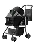 2-in-1 Foldable Pet Stroller & Car Seat (Deluxe)