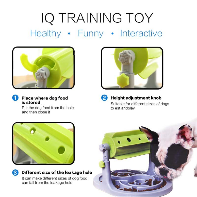 Interactive Slow Feeder Dog & Cat Bowl