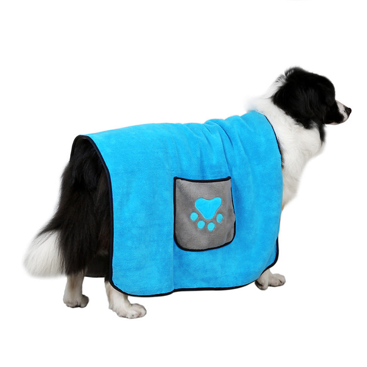 Double-Sided Microfiber Pet Bath Towel