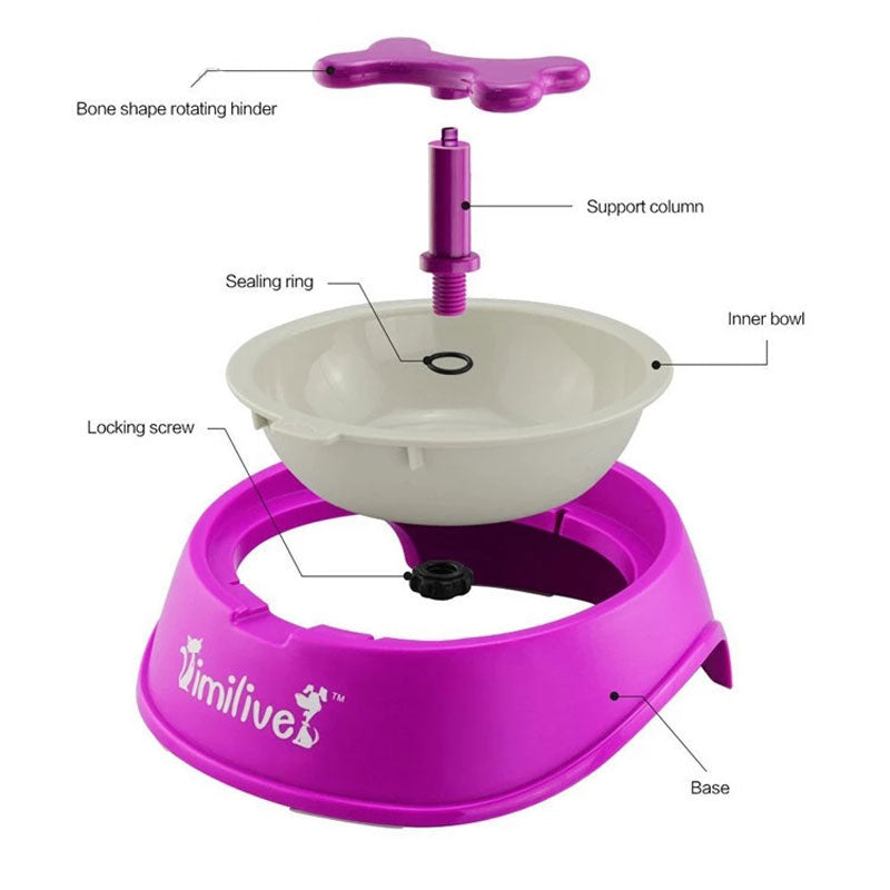 Anti-Choke Slow Feeder Bowl