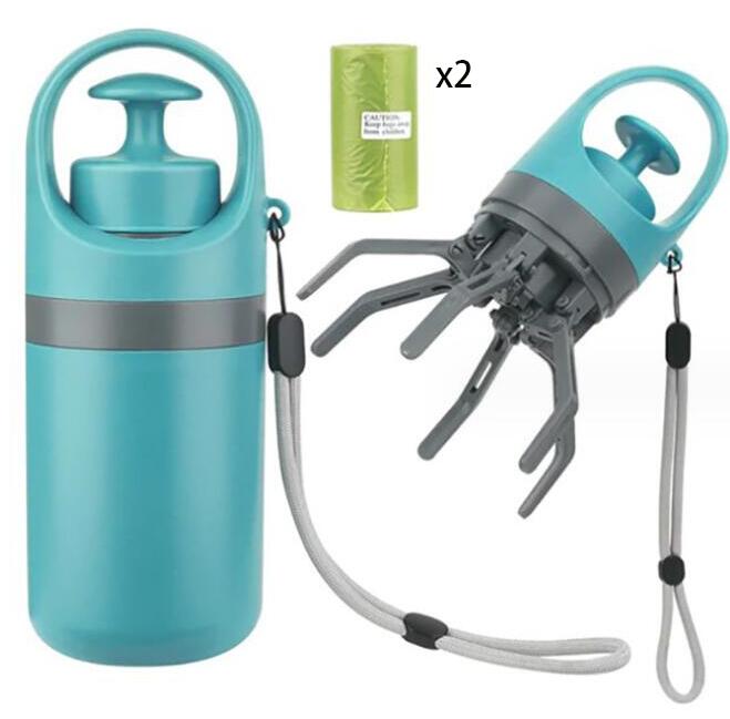 Dog Pooper Scooper with Built-in Bag Dispenser