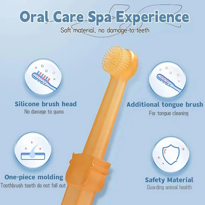 Dog & Cat Silicone Toothbrush Kit