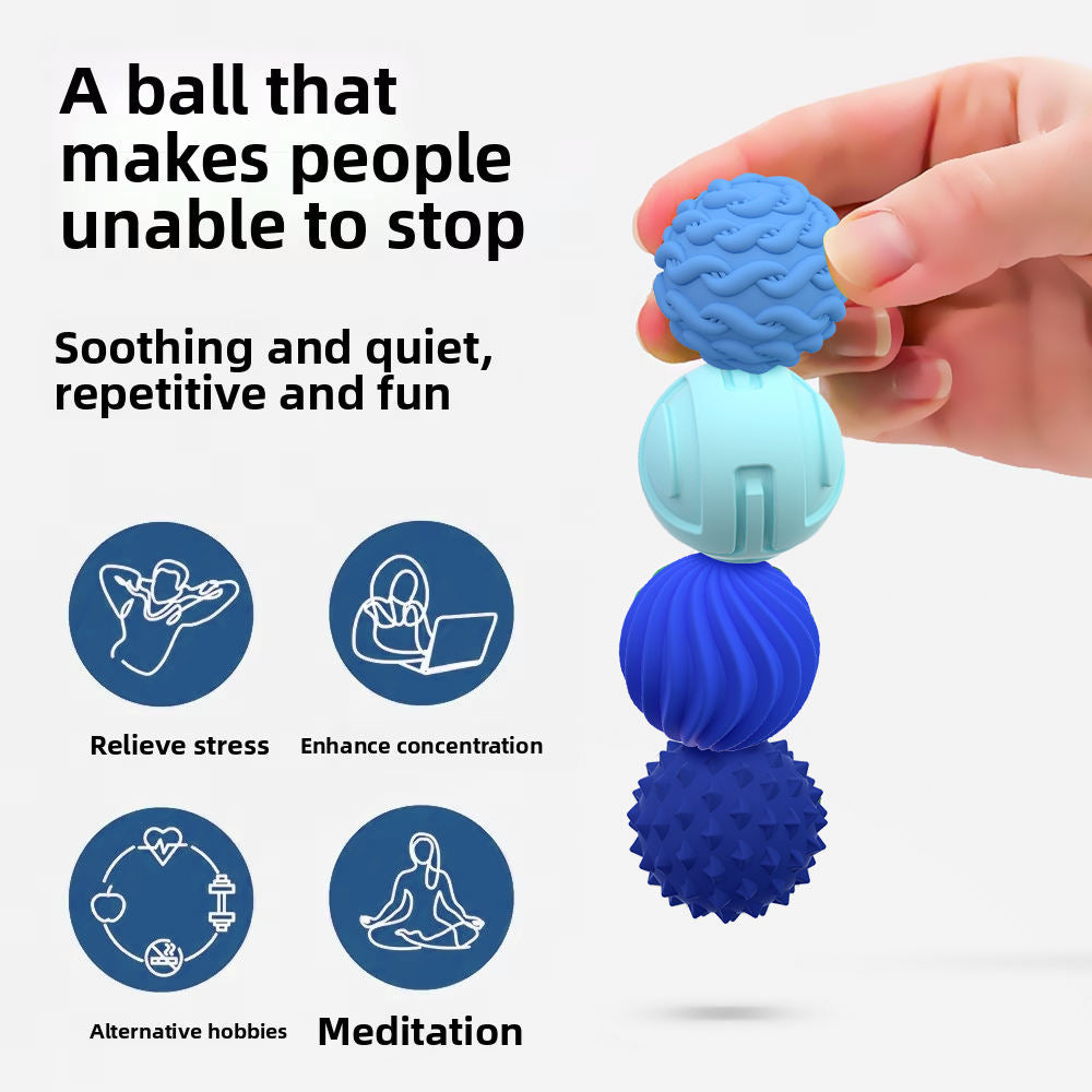 Silicone Magnetic Sensory Puzzle Ball Toy