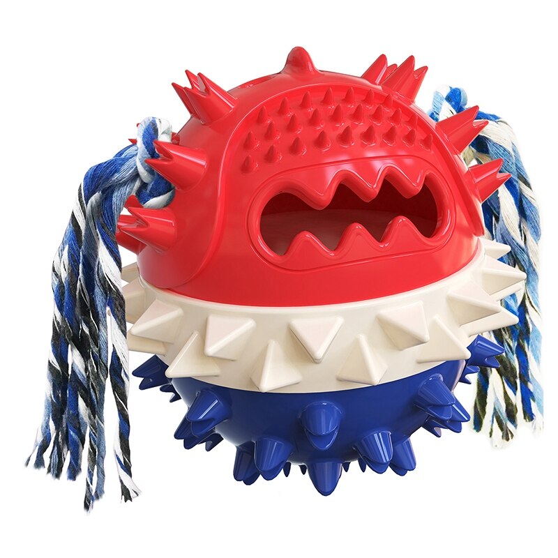 Dog Toy Rubber Ball Chew Dispenser