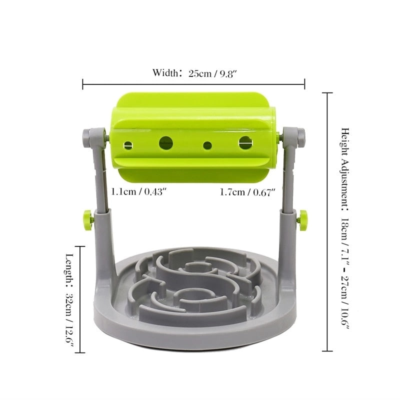 Interactive Slow Feeder Dog & Cat Bowl