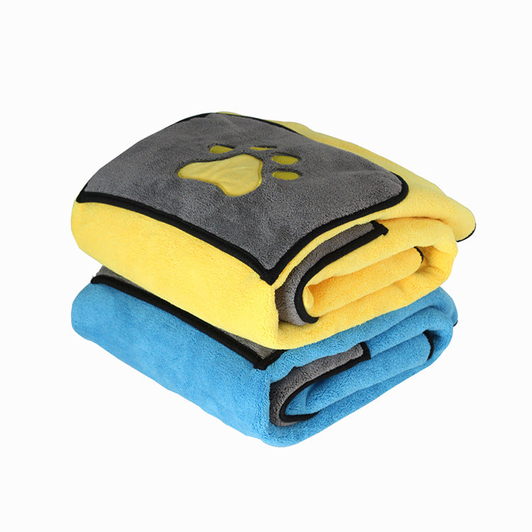 Double-Sided Microfiber Pet Bath Towel