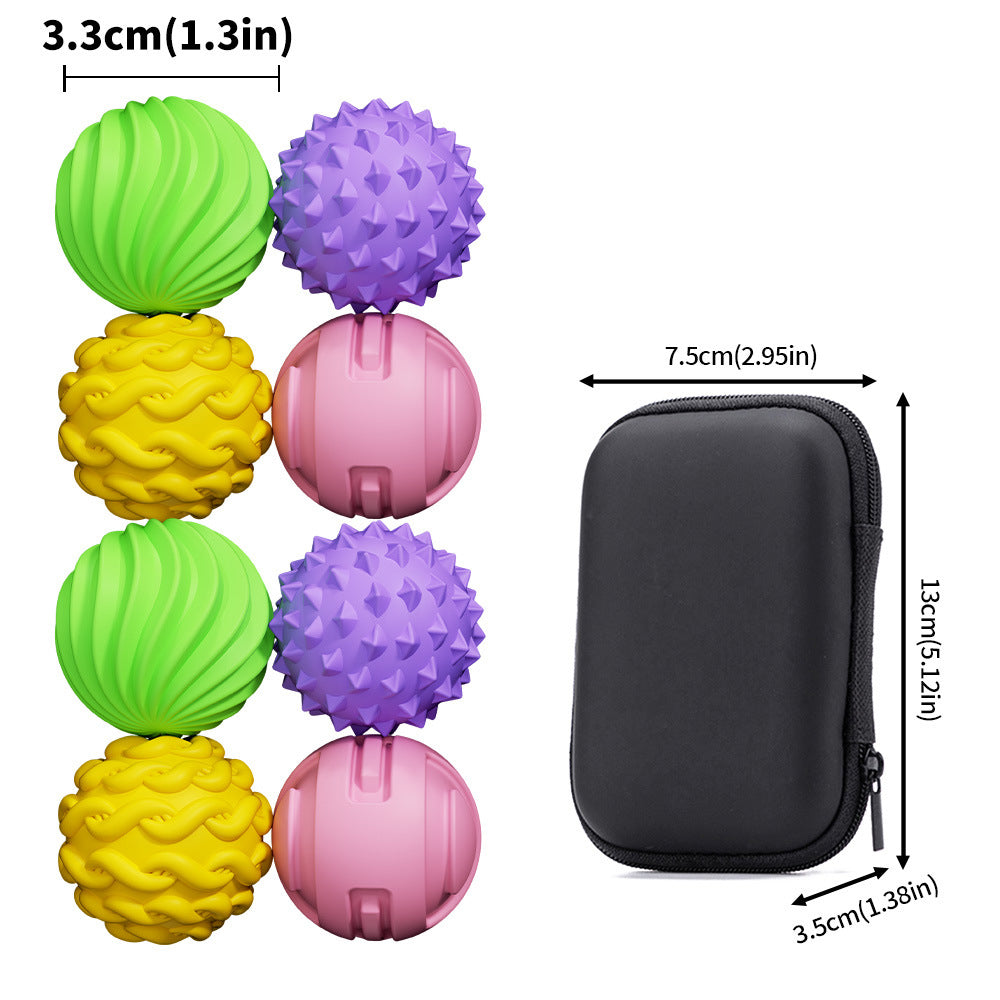 Silicone Magnetic Sensory Puzzle Ball Toy