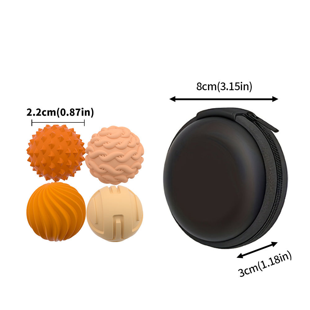 Silicone Magnetic Sensory Puzzle Ball Toy