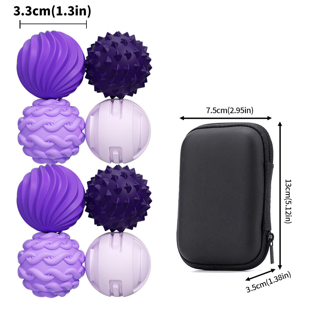 Silicone Magnetic Sensory Puzzle Ball Toy