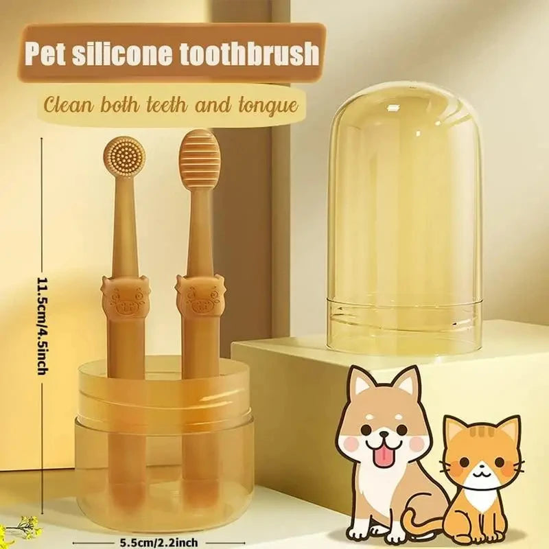 Dog & Cat Silicone Toothbrush Kit