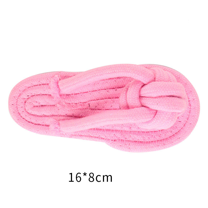 Cotton Knot Rope Dog Chew Toy Set