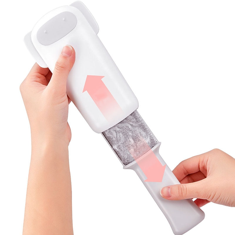 Self-Cleaning Pet Hair Lint Brush