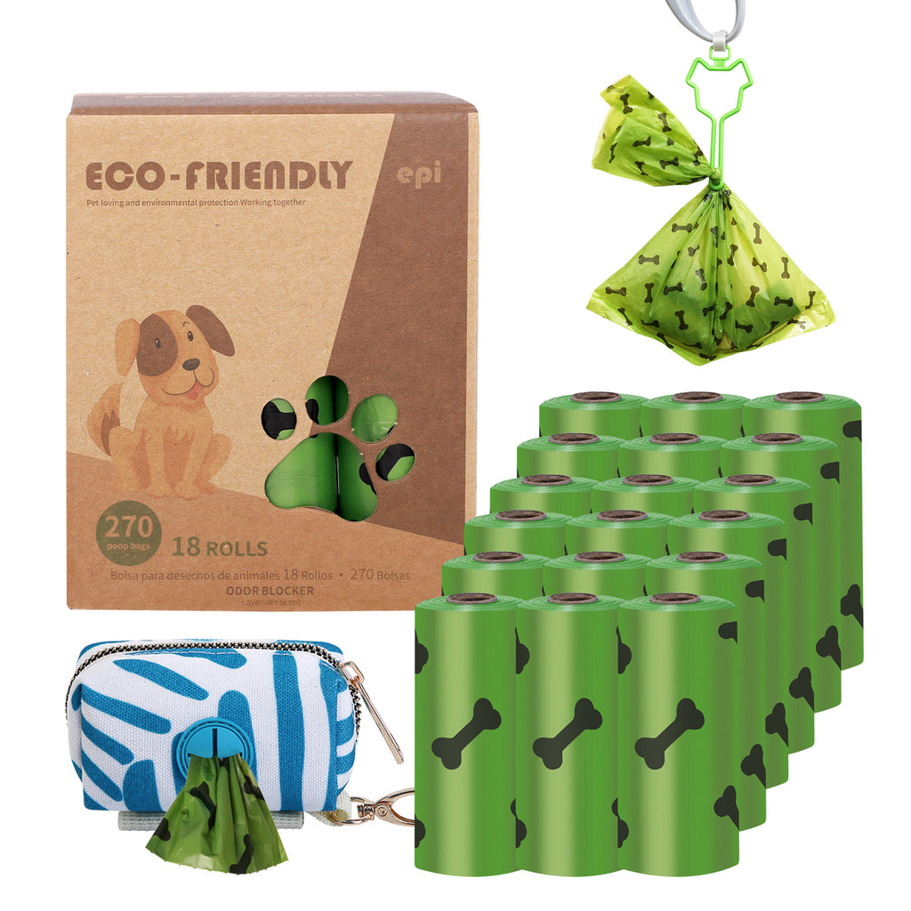 Biodegradable Dog Poop Bags with Dispenser Box