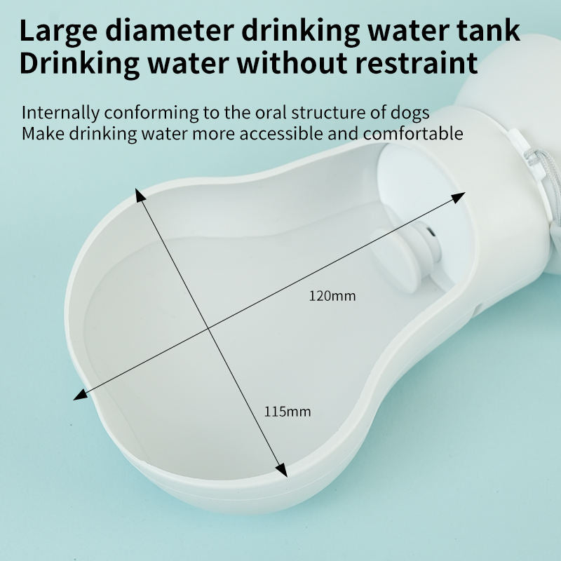 Foldable Silicone Dog Water Bottle (550ml)