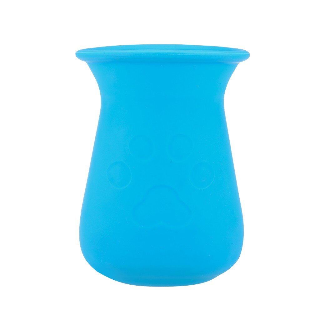 Dog Paw Cleaner Cup with Grooming Brush