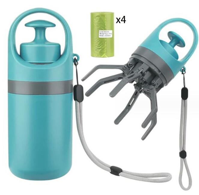 Dog Pooper Scooper with Built-in Bag Dispenser