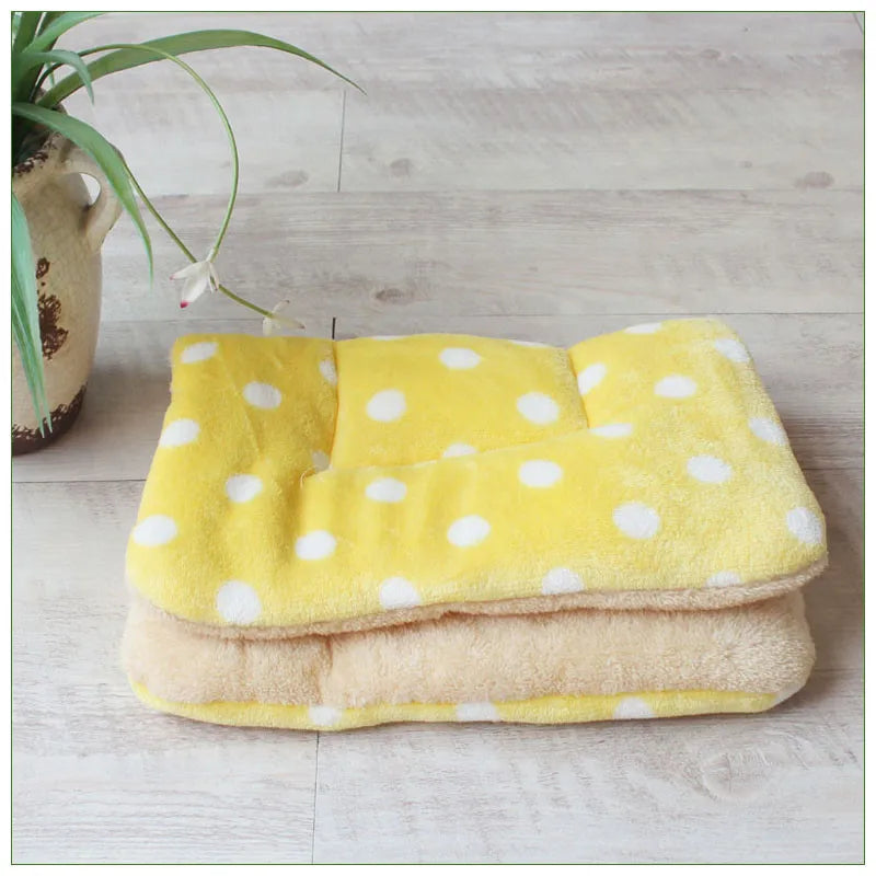 Soft Fleece Pet Travel Blanket & Bed Mat