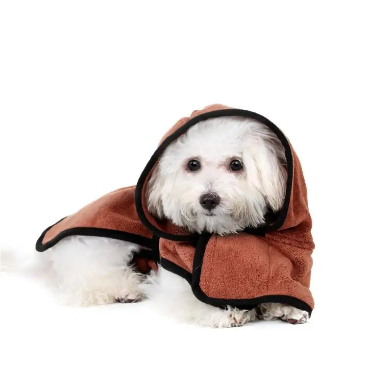 Super Absorbent Dog Bath Towel Robe