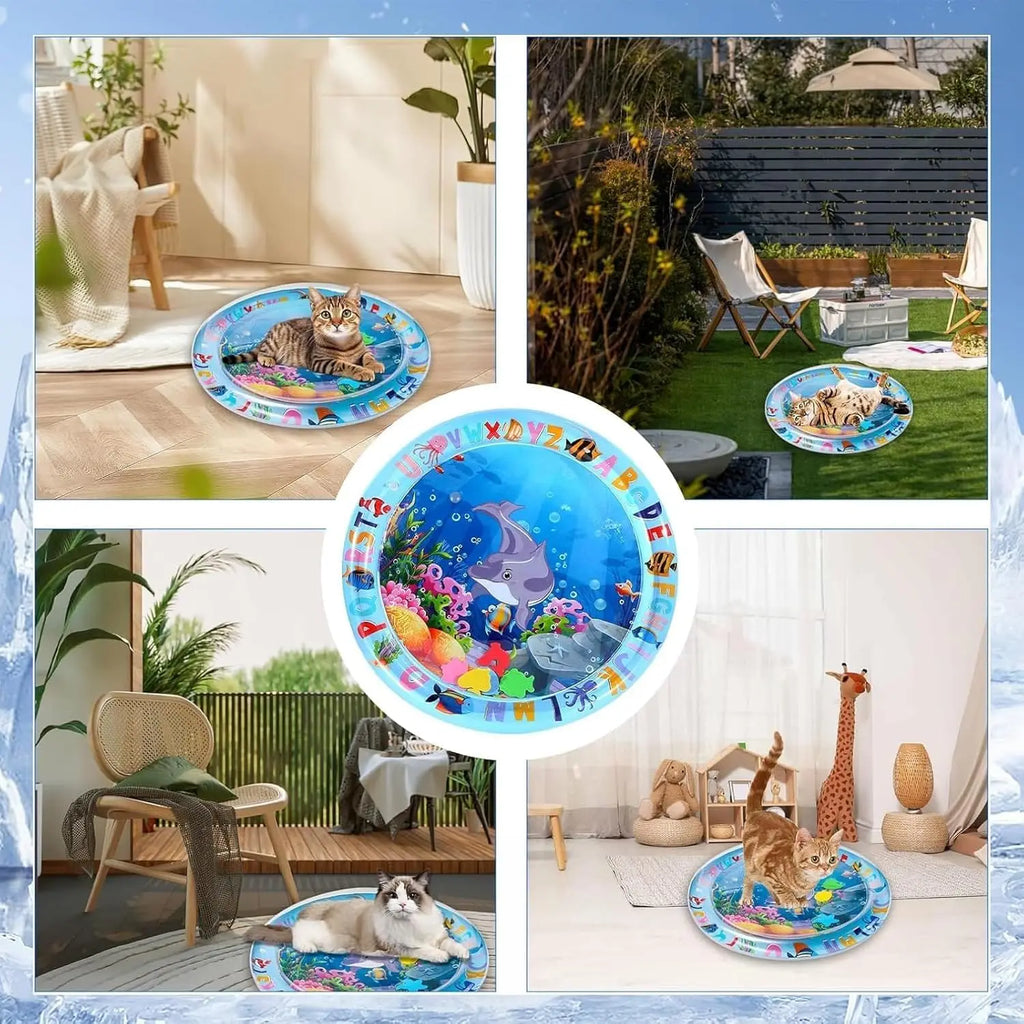 Water Sensory Play Mat for Cats & Dogs